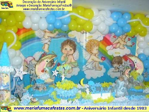 Decoraão de Aniversrio Infantil - Anjinho - Maria Fumaa Festas(foto3)