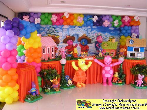 Backyardigans - Decoraão de Festa Aniversrio Infantil - MariaFumaaFestas® - Taguatinga-DF - fone: (61)35636663