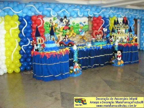 Castelo do Mickey - Decoraão de Aniversrio Infantil - MariaFumaaFestas® - Taguatinga-DF - fone: (61)35636663 - foto22