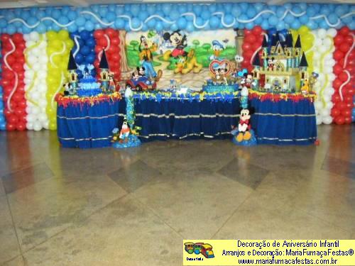 Castelo do Mickey - Decoraão de Aniversrio Infantil - MariaFumaaFestas® - Taguatinga-DF - fone: (61)35636663 - foto22