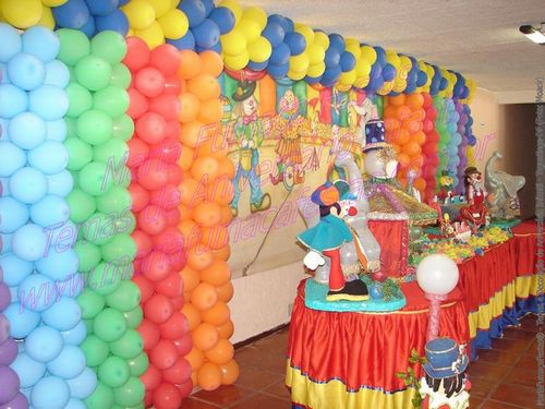 Circo/Palhao - Decorao de Aniversrio Infantil - MariaFumaaFestas - Taguatinga-DF - fone: (61)35636663