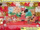 Galeria de fotos e detalhes do tema Castelo da Minnie (Turma da Minnie) - Decoração Temática para fazer a festa de Aniversário Infantil... conheça mais...