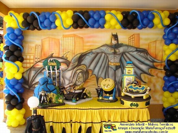 imagem Batman_15 - Decoraão aniversrio infantil Batman