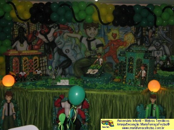 Foto de Decoraão de Festa de Aniversrio Infantil - Motivo Temtico Ben 10 (13)
