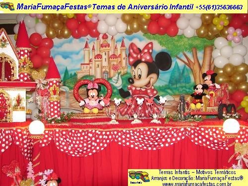 Maria Fumaa Festas - Temas de Aniversrio Infantil - Castelo da Minnie (foto10)