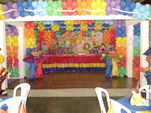 foto/imagem do Tema de Aniversrio Infantil Circo/Palhaos (foto Circo_01) - Maria Fumaa Festas