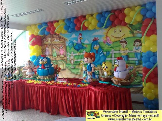 Decoraão Festa de Aniversrio Infantil Galinha Pintadinha da Maria Fumaa Festas (02)