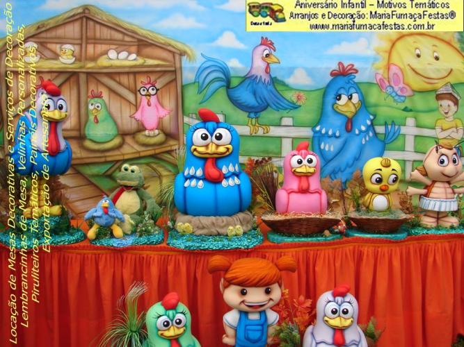 Decora�&atilde;o Festa de Anivers�rio Infantil Galinha Pintadinha da Maria Fuma�a Festas (08)