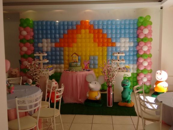 Temas Infantis desenvolvidos pela Maria Fumaa Festas - Decoraão de festa Peppa-Pig da Maria Fumaa Festas