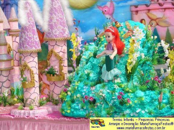 foto/imagem 11 - Tema decoraão festa aniversrio infantil "As Pequenas Princesas" desenvolvido pela Maria Fumaa Festas